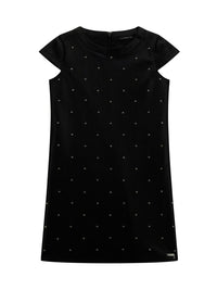Guess Vestito In Ecopelle Nero Bambine Ragazze — immagine 1