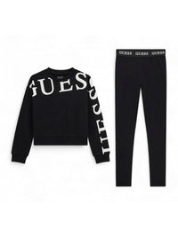 Ensemble Guess Sweat-shirt Legging Noir Blanc Filles — immagine 1
