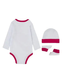 Nike Sportswear Set Futura Completo 3 Pezzi Bianco Fucsia Bambini — immagine 2