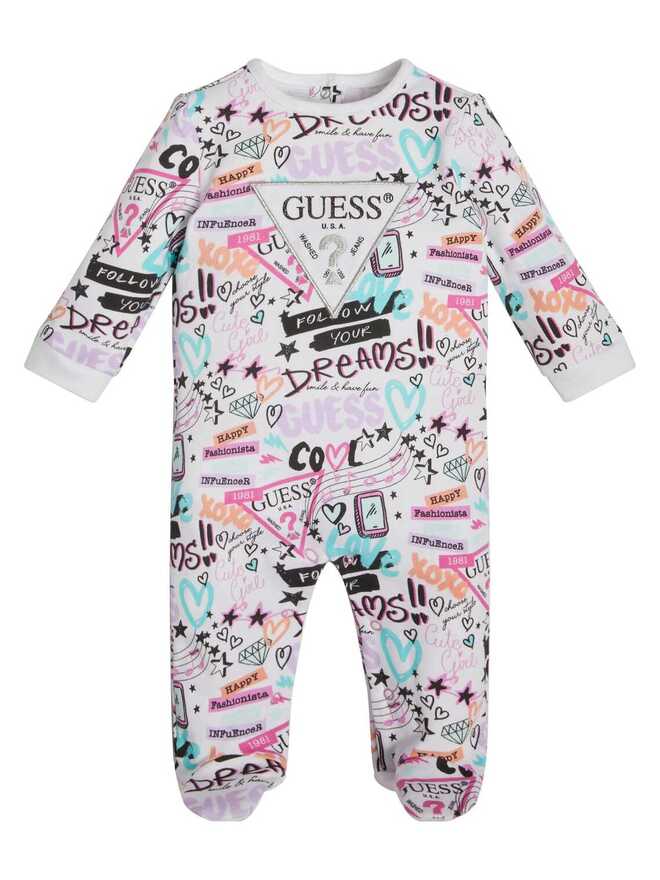 Guess Baby Tuta Multicolore Bambina