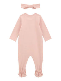 Guess Baby Combinaison Avec Bandeau Tout Rose Bébé — immagine 2