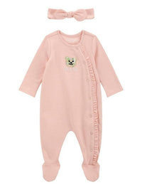 Guess Baby Combinaison Avec Bandeau Tout Rose Bébé — immagine 1