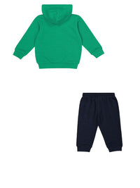 Champion Icons Full Zip Completo Tuta Blu Verde Bambino — immagine 2