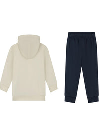 Champion Icons Full Zip Completo Tuta Beige Blu Bambino — immagine 2