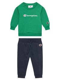 Ensemble survêtement Champion col montant bleu vert enfant — immagine 1