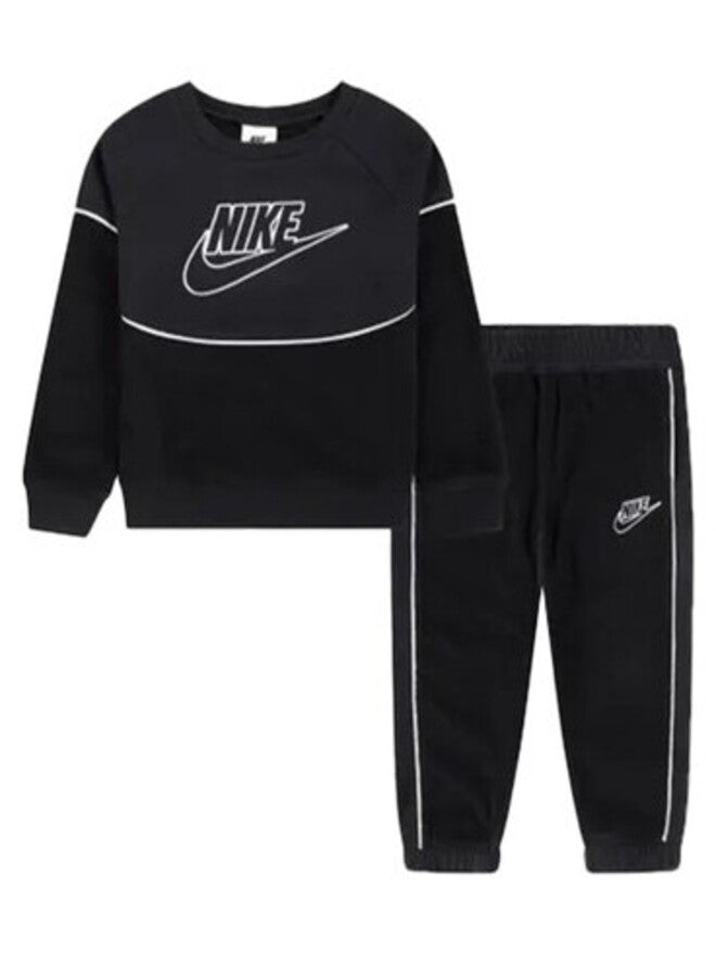 Nike Nkb B Nsw Completo Tuta Nera Bambino