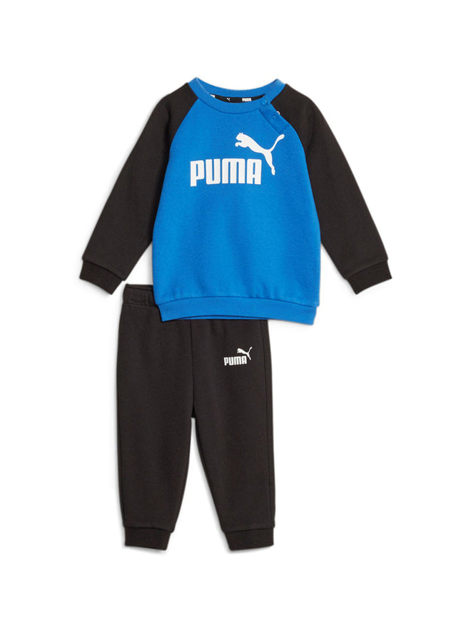 Puma Raglan Minicats Survêtement Bleu Noir Enfant