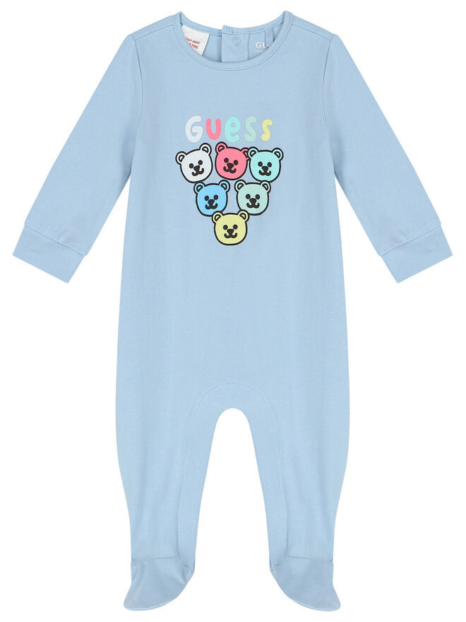 Guess Baby Tutina Neonato Blu Bambino