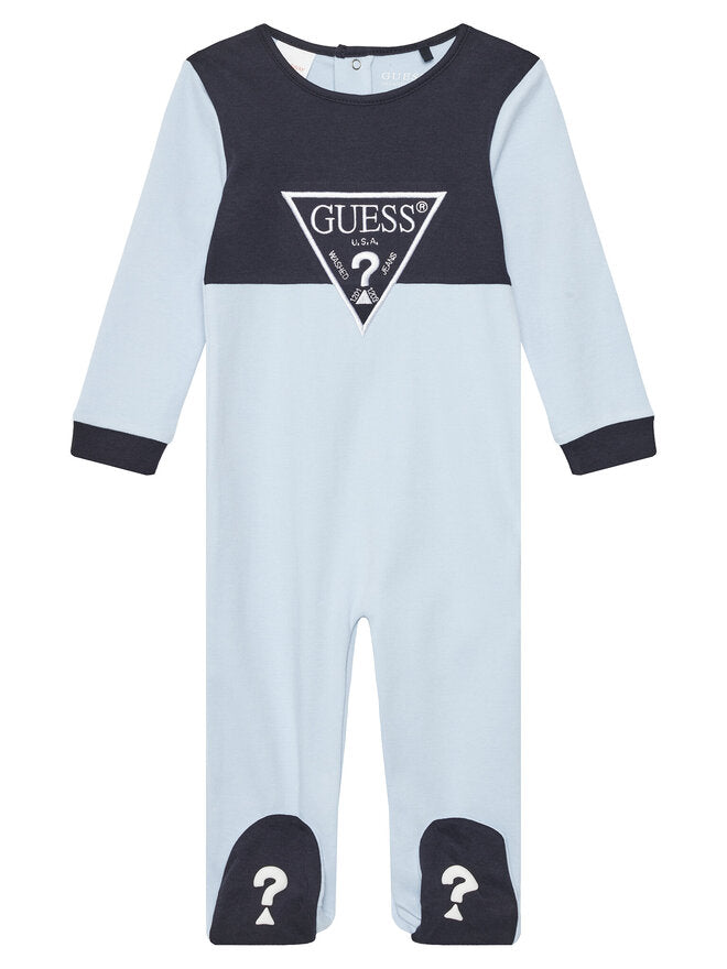 Guess Baby Tutina Neonato Blu Nera Bambino
