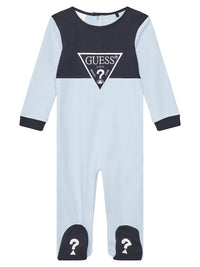 Guess Baby Tutina Neonato Blu Nera Bambino — immagine 1