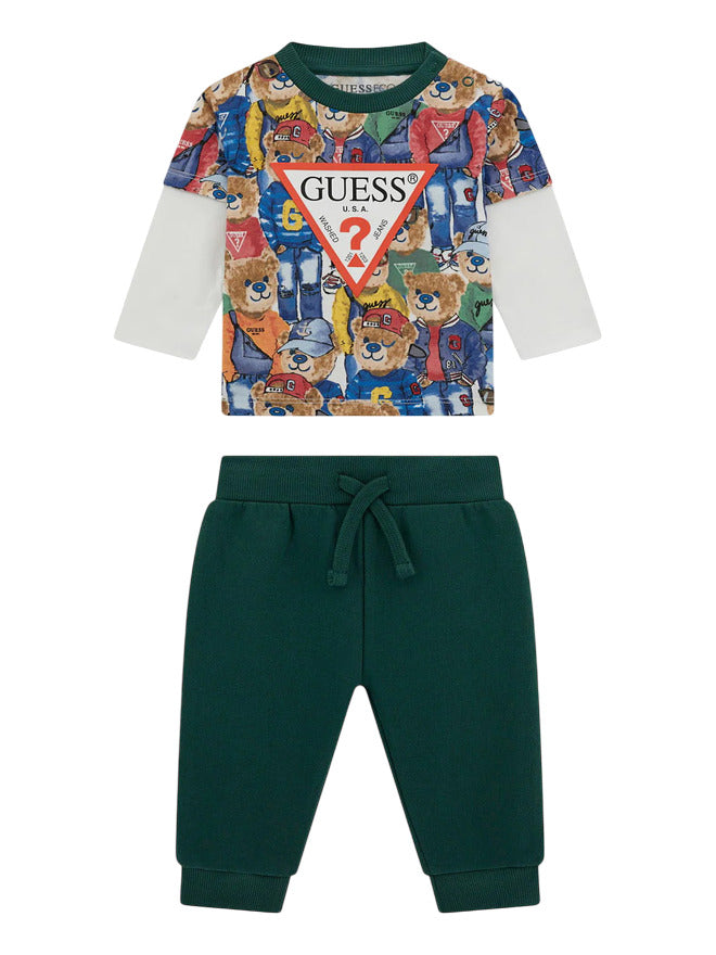 Guess Kids Ensemble Survêtement Multicolore Enfant