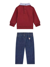 Ensemble Guess Bébé Rouge Bleu Denim — immagine 2
