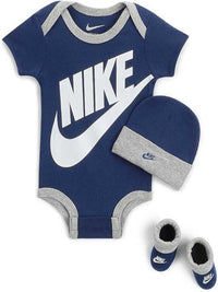 Nike Futura Logo 3Pz Completo Blu Bambino — immagine 1