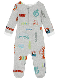 Guess Baby Tuta Grigia Con Stampe Bambino — immagine 2