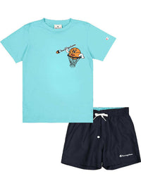 Champion Ensemble Complet Back To The Beach Bleu Azur Enfant — immagine 1
