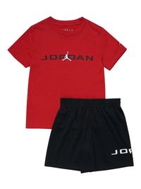 Ensemble Jordan Baseline Rouge Noir Bébé — immagine 1