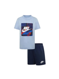 Nike Nkn Club Express Ss Tee Ensemble Bleu Clair Enfant — immagine 1