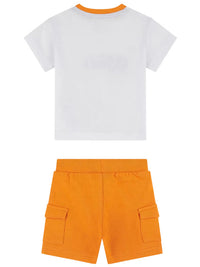 Guess Kids completo Bianco Arancio bambino — immagine 2