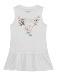 Guess Kids Vestito Bianco Bambina — immagine 1