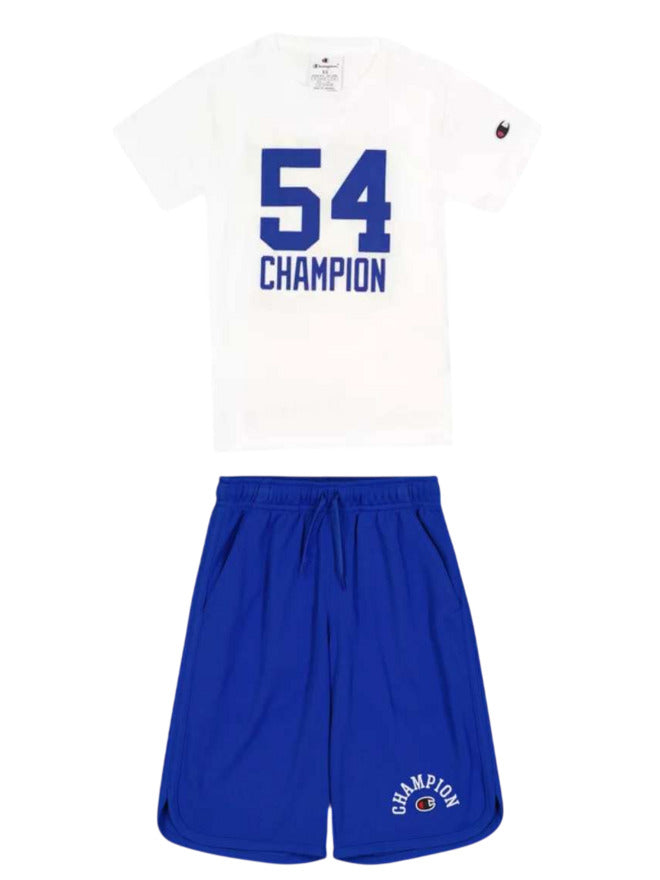 Champion Trophis Complet Blanc Bleu Enfant