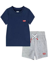 Ensemble 2 pièces Levi's Batwing Bleu Gris Enfant — immagine 1