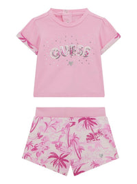 Guess Bébé Ensemble 2 Pièces Rose Fille — immagine 1