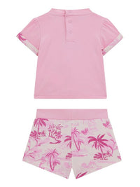 Guess Bébé Ensemble 2 Pièces Rose Fille — immagine 2