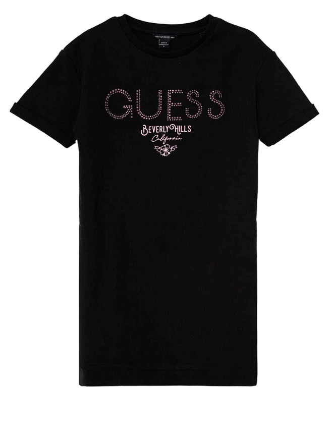 Robe noire à paillettes Guess Kids pour fille