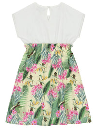 Guess Vestito Con Stampa Floreale Multicolore Bambina — immagine 2