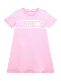 Guess Children's Vestito Rosa Bianco Bambina — immagine 1