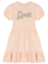Guess Children's Vestito Rosa Bianco Bambina — immagine 1