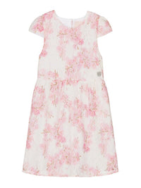 Guess Kids Vestito Rosa Bianco Bambina — immagine 1