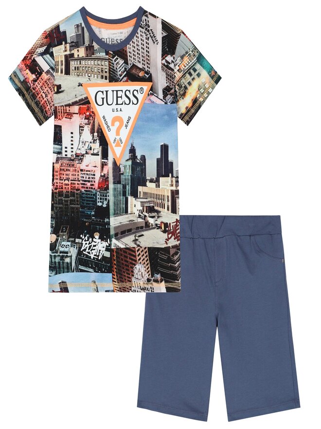 Guess Kids Ensemble 2 Pièces Multicolore Enfant