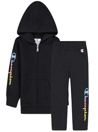 Champion Infants Completo Tuta Nero Bambina — immagine 1