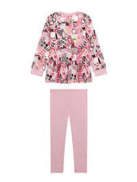 Guess Infant Completo 2 Pezzi Rosa Bambina — immagine 2