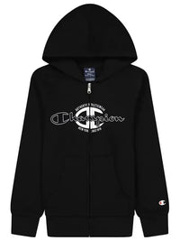 Champion Sweat-shirt Zippé à Capuche Noir Enfant — immagine 1