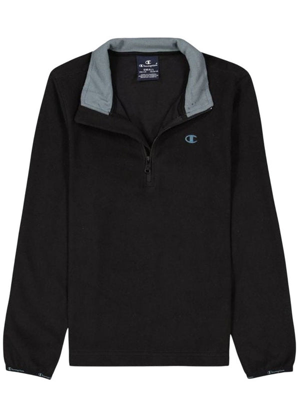 Champion Kids Long-sleeved Felpa Nera Bambino