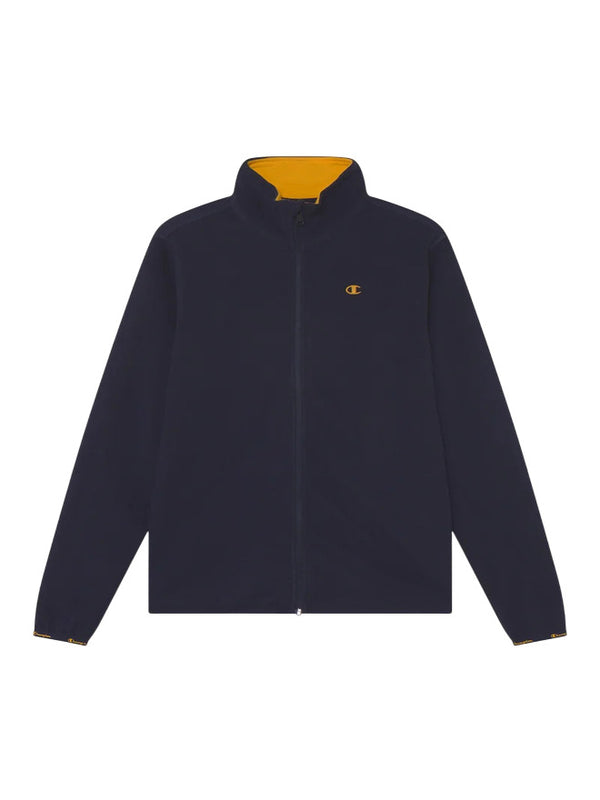 Champion Full Zipper Top Felpa Blu Bambino
