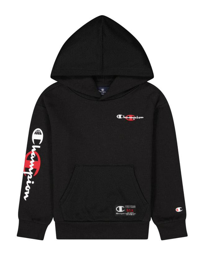 Champion Hoodie Noir Sweat à Capuche Noir Enfant