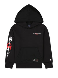 Champion Hoodie Noir Sweat à Capuche Noir Enfant — immagine 1