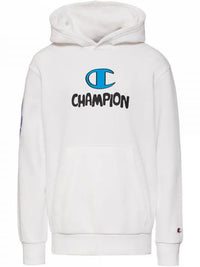 Sweat à capuche Champion Kid's Legacy blanc pour enfant — immagine 1