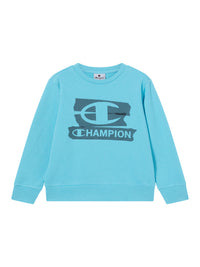 Champion Sweat-shirt col rond Bleu Garçons Enfants — immagine 1