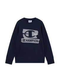 Champion Felpa girocollo Blu Bambini Ragazzi — immagine 1
