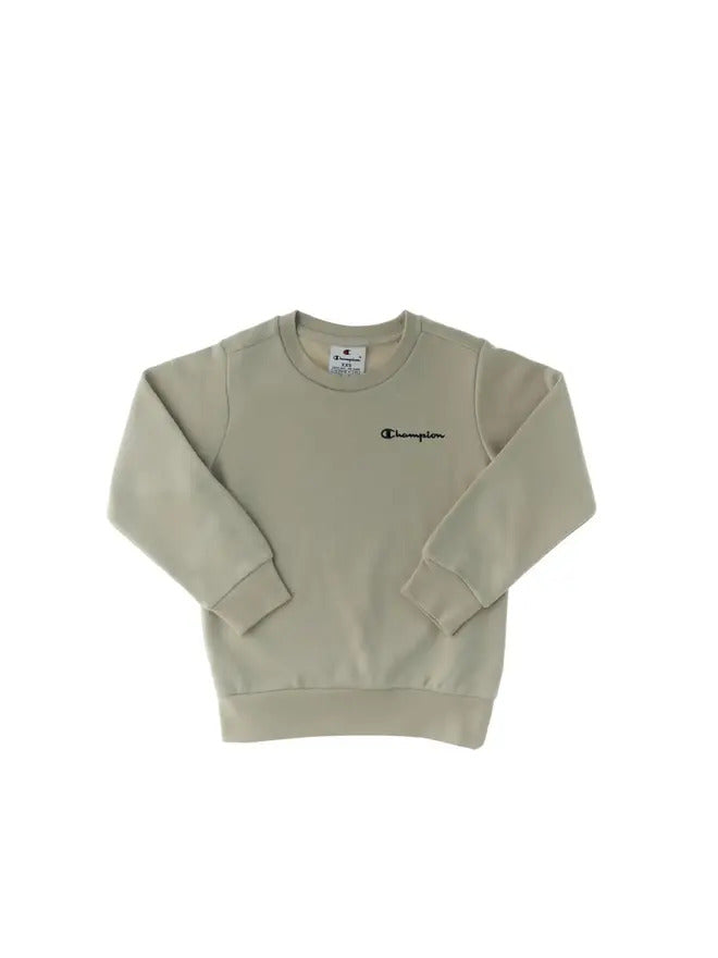 Champion Sweat-shirt Col Rond Beige Enfants Garçons