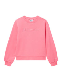 Champion Felpa Girocollo Rosa Bambine Ragazze — immagine 1