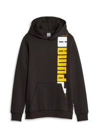 Puma Ess Logo Lab Hoodie Fl Sweat À Capuche Noir Enfant — immagine 1