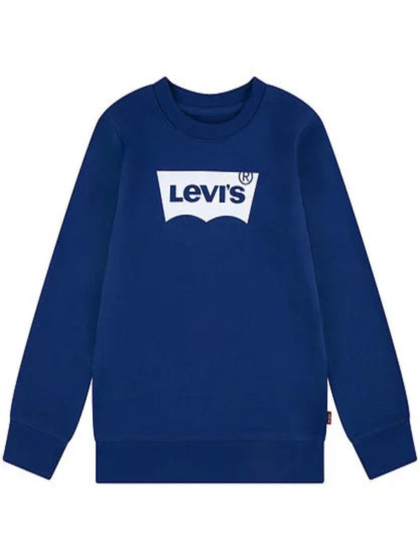 Levi's Felpa Girocollo Total Blu Bambino