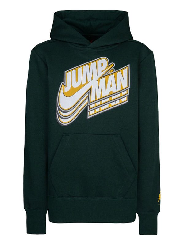 Jordan Jumpman pull hood Felpa Con Cappuccio Verde Bambini Ragazz