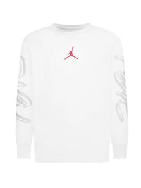 Sweat-shirt ras du cou Jordan Flight Blanc Enfant Garçon — immagine 1