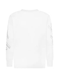 Sweat-shirt ras du cou Jordan Flight Blanc Enfant Garçon — immagine 2